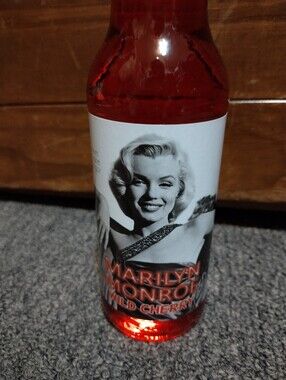 Marilyn Monroe Wild Cherry Glass Bottle 12 FL OZ